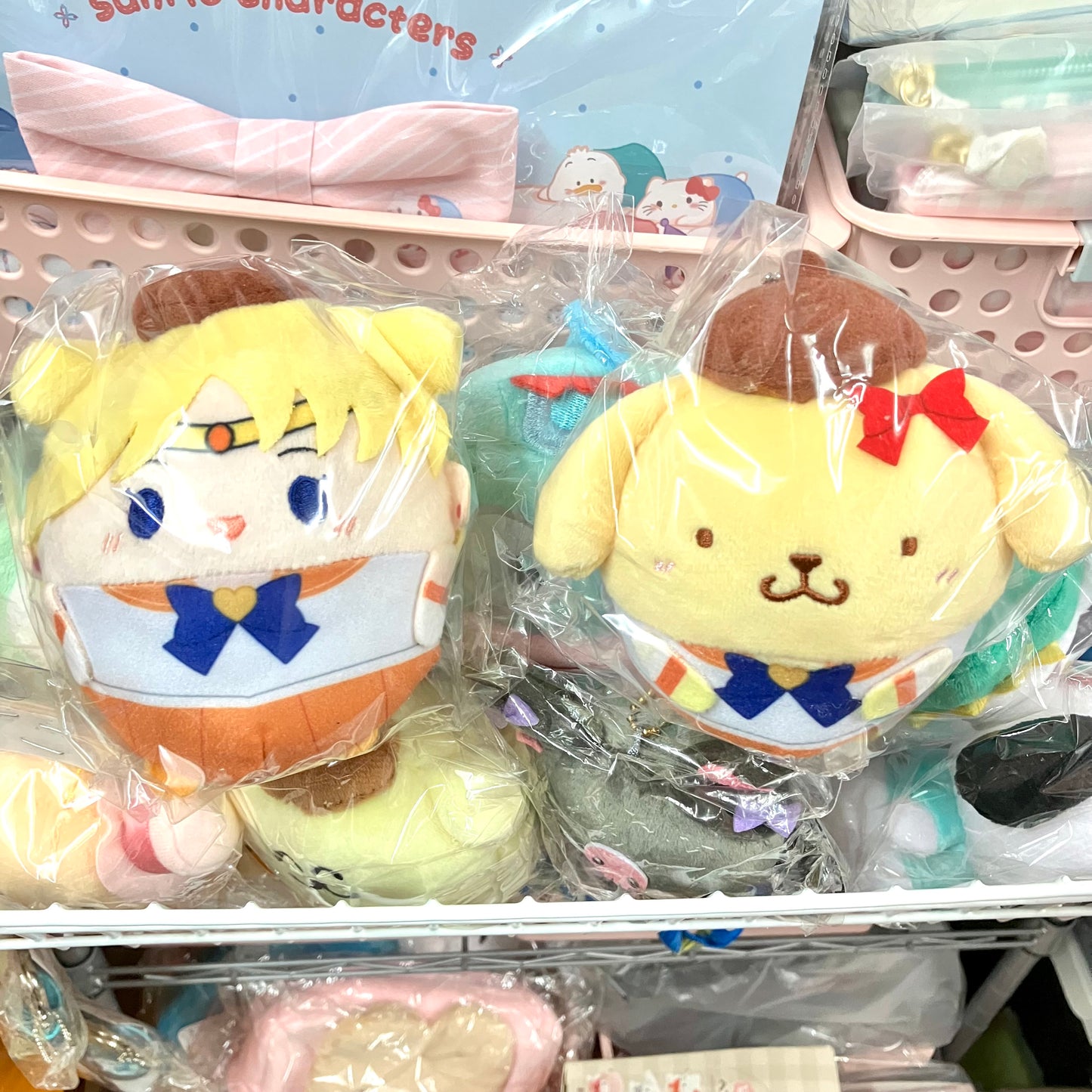 PomPomPurin x Sailor Moon 公仔掛件一對