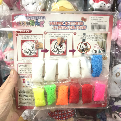 Hello Kitty 魔法泥玻璃貼DIY材料包